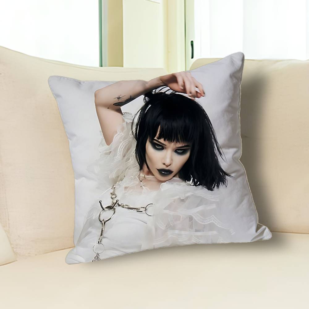 A-Alice G-Glass Singer Pillow Cases for Bedroom Living Room Sofa Home Decor Polyester Cushion Cover with Zipper