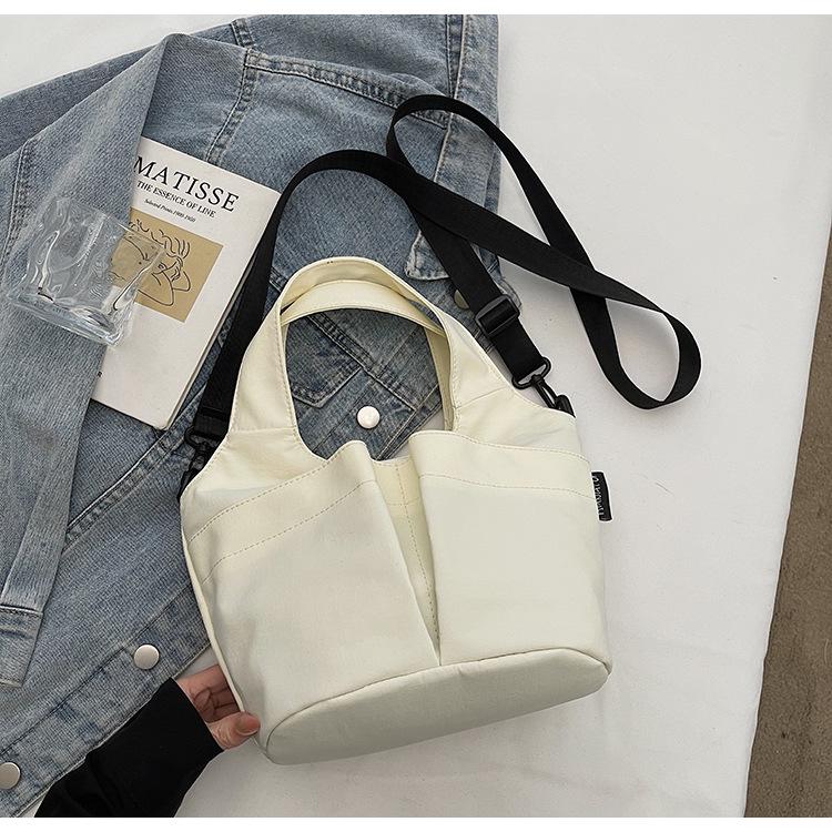 2026 New Lightweight Nylon Women s Cross-border Vegetable Basket Handbag - Versatile, Fashionable, Simple Lunch Bag