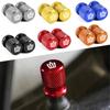 4pcs Car Wheel Tire Valve Caps Aluminum Airtight Covers Badge Emblem for Crown Accessories