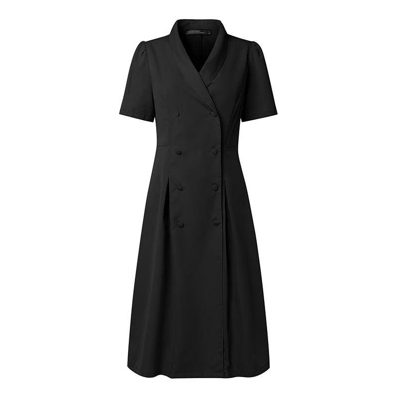 ZANZEA Damen Sommer V-Ausschnitt Lässiges Kurzarmkleid