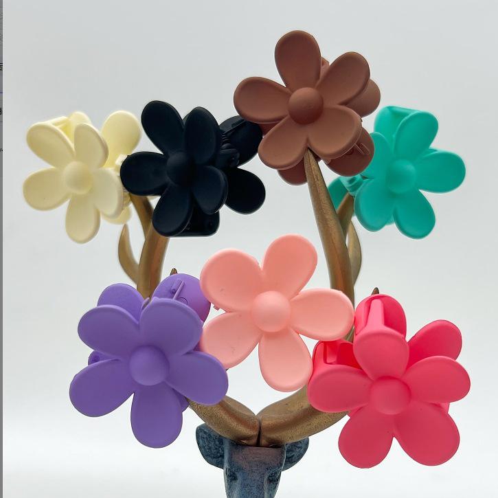 

Головной убор с матовым цветком, зажим в виде акулы - аксессуар для волос в европейском и американском стиле