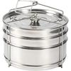 3 Tier Stackable Stainless Steel Insert Pans, with Handle for 6QT Instant Pot Accessories - Pot In Pot, Steamer Pot, Pressure Cooker, Cookware for