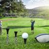 10pcs Golf Ball Tee Support Natural Wooden Golf Ball Long Tees Stable Base Lightweight High Strength Outdoor Sports Accessories