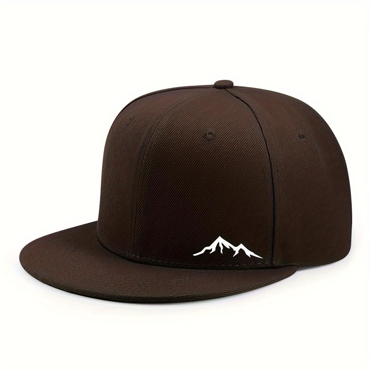 Unisex Verstelbare Baseballpet - Trendy, Zonwerende Platte Klep Pet Voor Buitenactiviteiten, Polyester