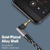 3.5mm To 2RCA Auditory Adapter Cable Cord Flexible For Noise less Signal Transfer Between Devices