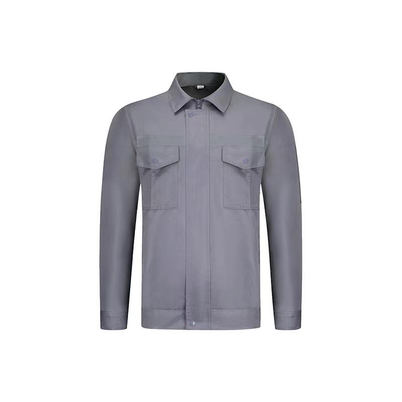 Men's and Women's Long-Sleeve Workwear Set - Durable, Wear-Resistant, Ideal for Factory and Auto Repair.