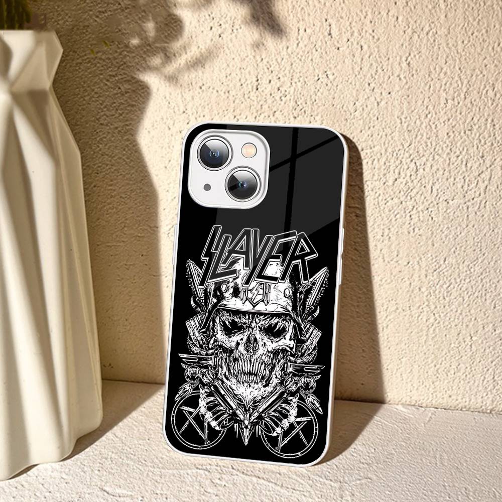 S-Slayers Band For IPhone 14 13 12 Mini 11 Pro XS Max X XR 14 Plus Tempered Glass Cover