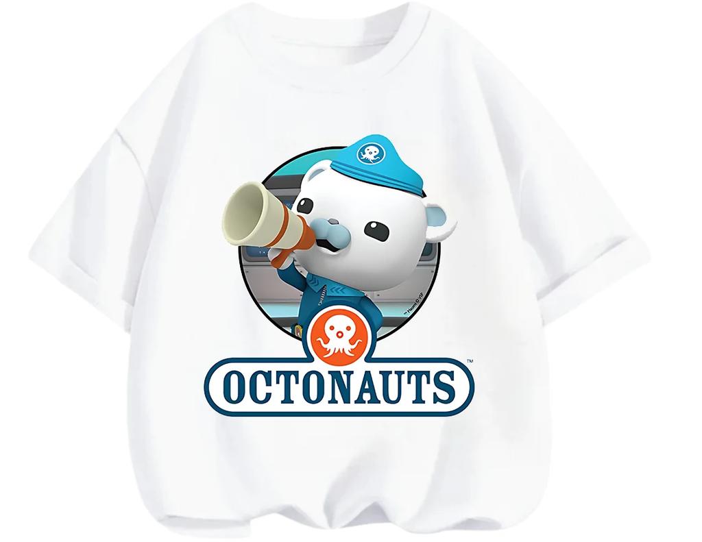 Hot Selling Kids T Shirt Octonauts Cute Design Soft Comfy School Wear Boys Girls Summer Outdoor Casual Clothing