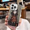 Cute Gorjusses Cartoon S-Santoro Phone Case Color Silver Shell For LPhone 17 16 16e 15 14 13 12 11 Pro Max Plus