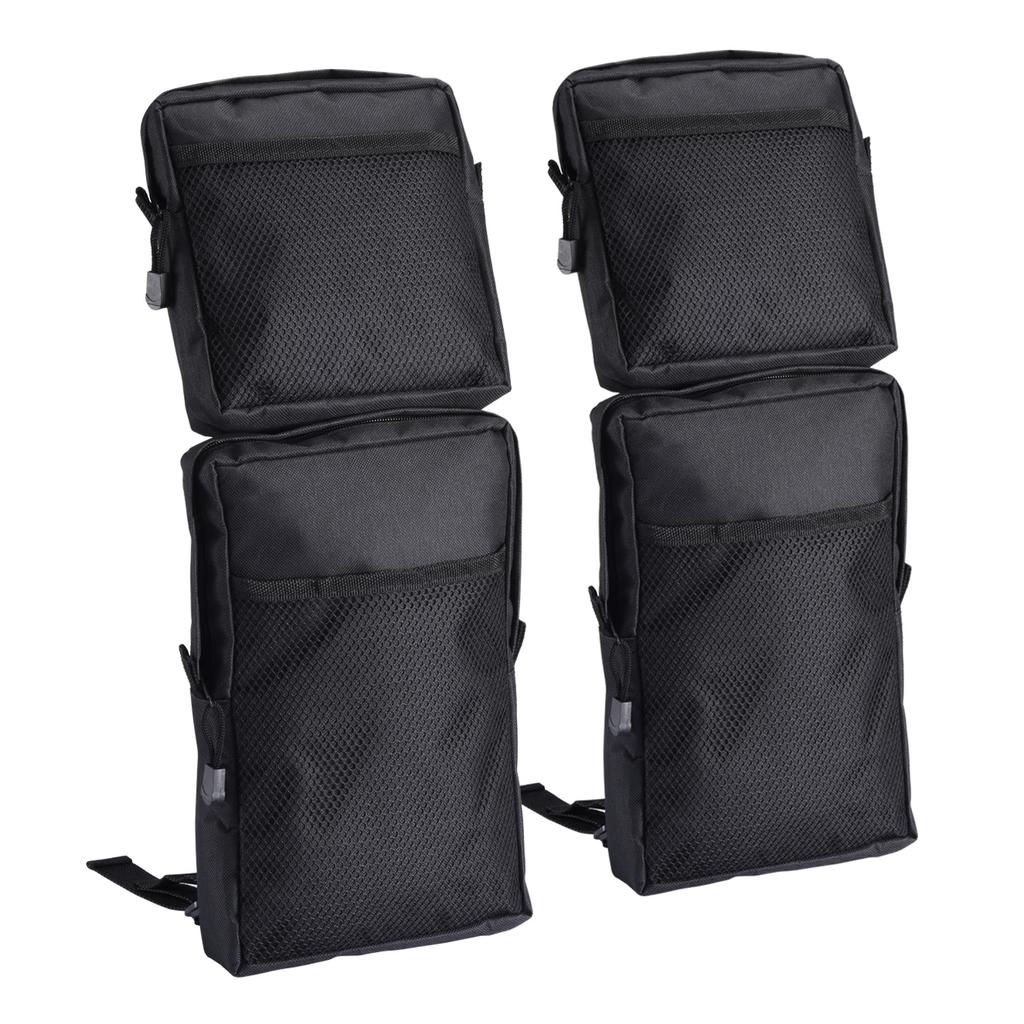 2pcs Atv Fender Bags Tank Saddlebags Rear Luggage Cargo Storage Bag