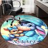 Customizable E-Eeyore2 Round Non-Slip Carpet - Ideal for Garden, Picnic, Office, Perfect for Decoration, Suitable For All Seasons