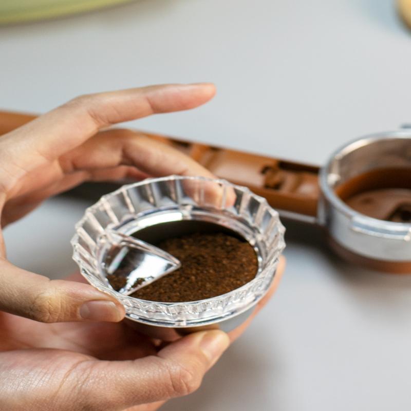 Universal Coffee Tamper For Moka Pot Rotary Powder Dosing Ring Coffee Distributor Leveler Abs Food Grade Material Espresso Tool