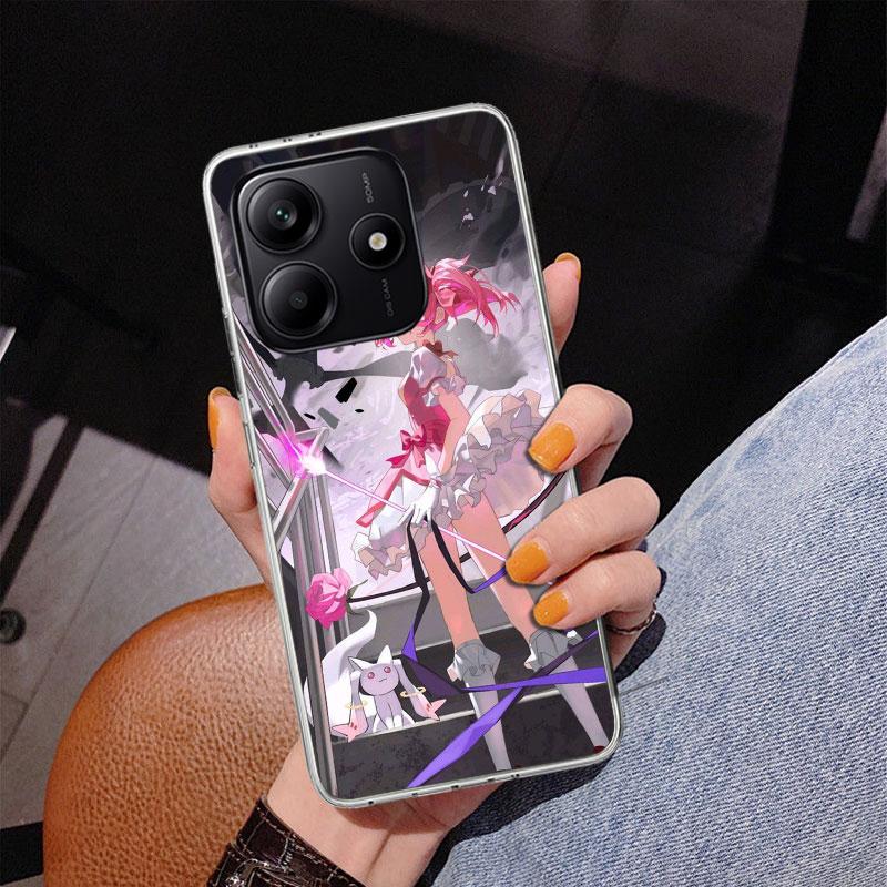Madoka Magica Anime Phnoe Case for Phnoe Case for Xiaomi Redmi Note 15 14 14S 13 Pro Plus 12 12S 11S 11E 10S 10 11T 5G Unique Co