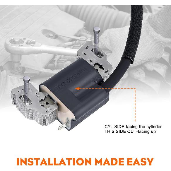 HIPA 595304 Ignition Coil Magneto Armature For Brigg Stratt 799650 592841 795315 495859 17HP 17.5HP 19.5HP 20HP Intek OHV Engine