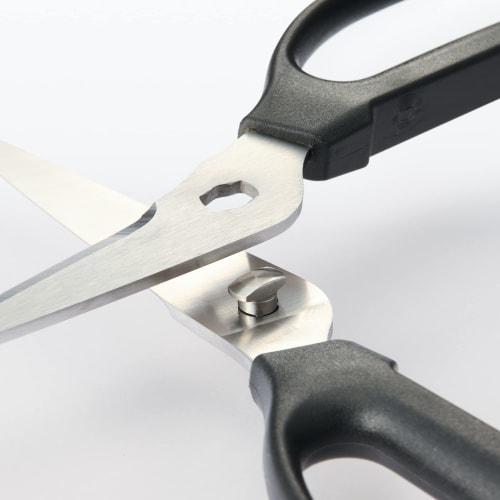 MUJI Disassemble and Wash Kitchen Scissors, Silver, Length 20cm 12076971
