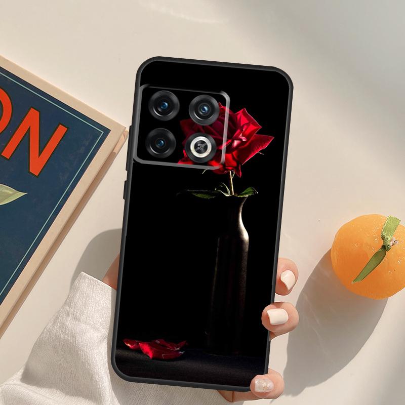Beautiful Garden Red Roses Flowers Case For OnePlus 15 13 12 11 13R 12R 10T 8T 13T OnePlus Nord 5 CE 3 2 4 Lite N20 N30 Cover