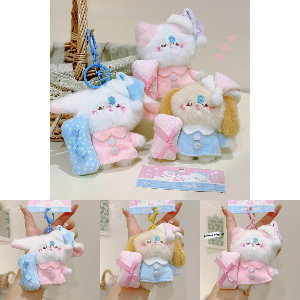 Schlafende Katze Plüsch Schlüsselanhänger Mit Kissen Umarmungs Design Für Kinder Und Sammler
