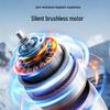 Portable USB Rechargeable Handheld Fan with 100 Speeds, Digital Display, Strong Wind, Brushless Motor
