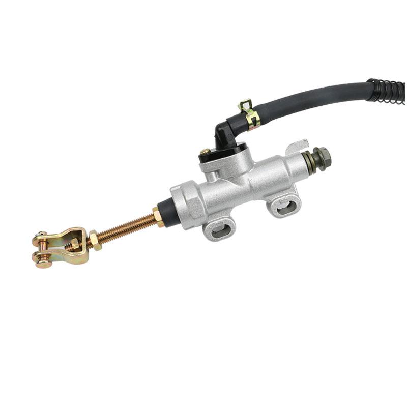 Universal Motorcycle Rear Foot Hydraulic Brake Pump Quad Dirt Bike Pit Brake Master Cylinder ATV Motorbike Brakes  Accessories