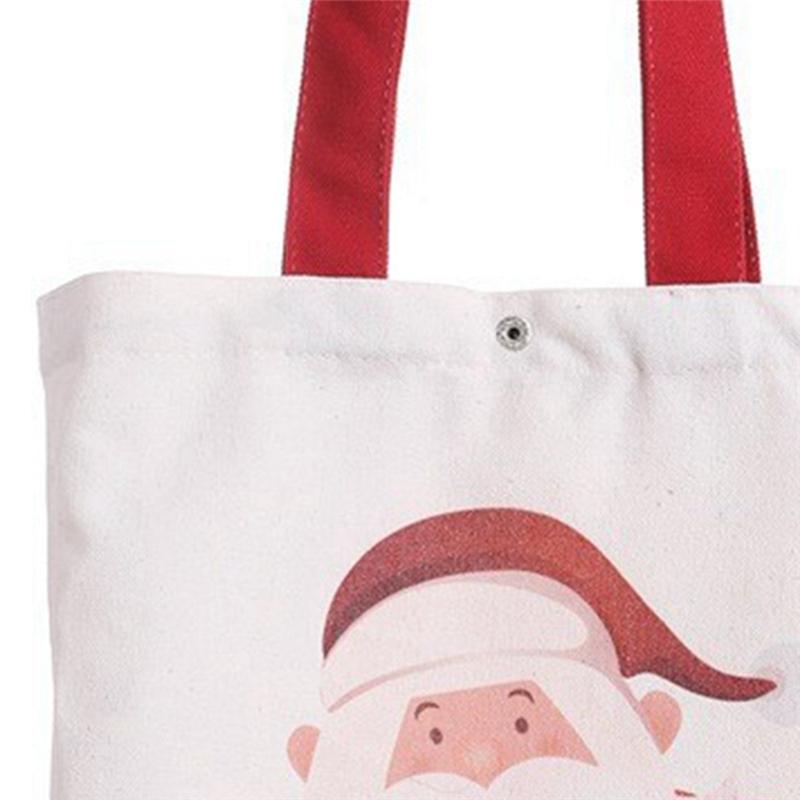 AEE4-Tote Bag For Christmas Gift Bags For Women & Men Handle Reusable Handbag Grocery Bags For Party & Supplies