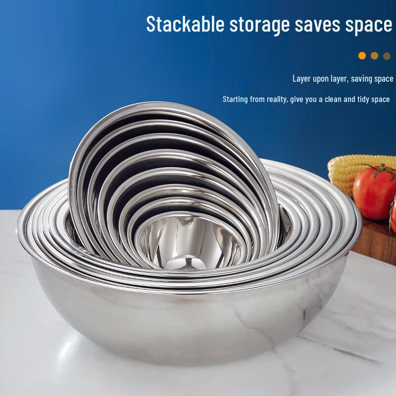 Stainless Steel Deep Multi-Purpose Basin Set
