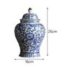 Chinese Ceramic Ginger Jar Decorative Flower Vase Traditional Porcelain Jar
