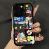 Acrylic Phone Case for iPhone 11 12 13 14 Pro 12 14 16 Pro Max for Samsung A16 A36 A56 S24 FE High-quality Painted Anti-fall Mobile Phone Case