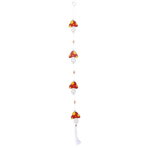 Something Different Mushroom String Suncatcher