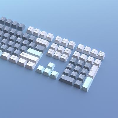 126 Keys Double Shot Keycap Pbt Cherry Mechanical Game Keyboard For Mx Switch Keycap Gmk67 Gmk87 Gmk61 Gaming Keyboard Key Cap