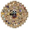50 Stück Anime One Piece Steckbriefe Aufkleber Coole Graffiti Aufkleber DIY Handy Koffer Laptop Kühlschrank Wanddekor Aufkleber Schönes Spielzeug