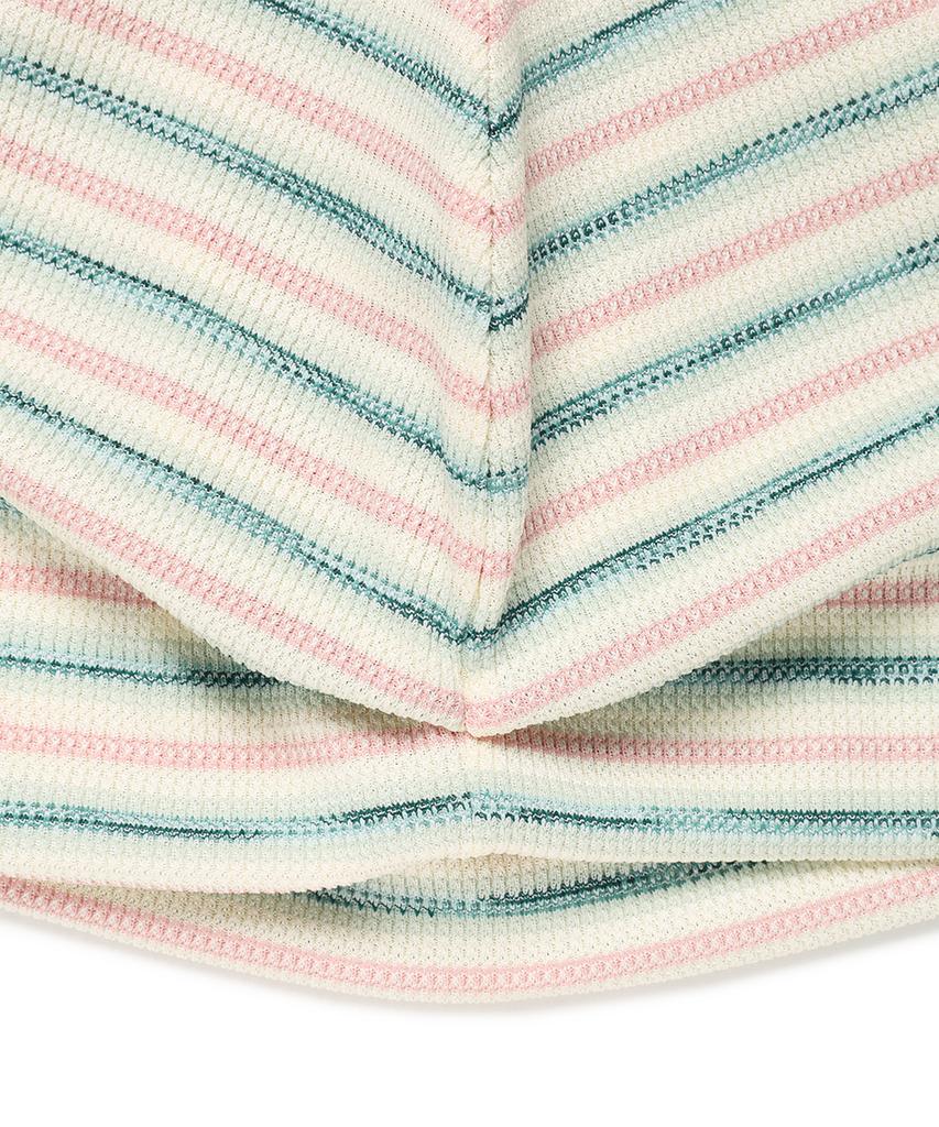 CAVISH Striped Button Beanie Pink(Cv2Gsuab21A)