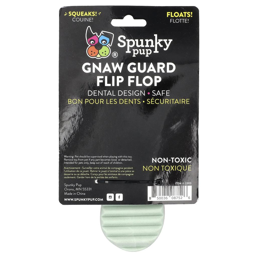 Spunky Pup, Gnaw Guard, Flip Flops, 1 Toy