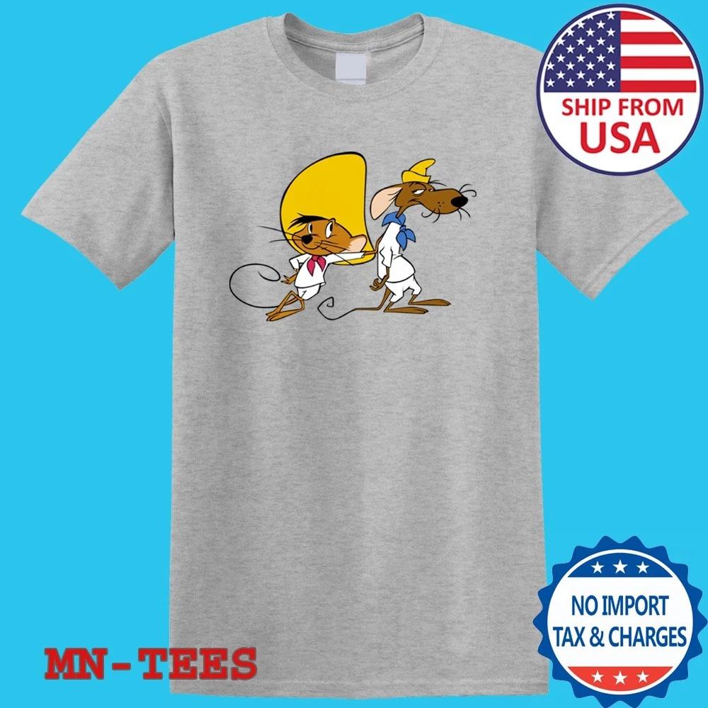 

Speedy Gonzales And Slow Poke Rodriguez Cartoon Grey Size S-5XL S