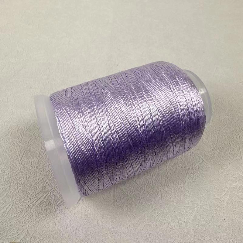 Vibrant Ice Silk Tassel Thread: 51 Colors for DIY Bracelets & Necklaces