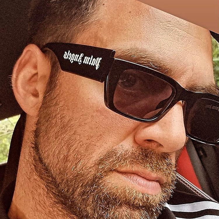 European and American alphabet sunglasses new fashion street hip hop sunglasses Internet celebrity sunglasses female ins
