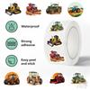 500Pcs/Roll Farm Tractors Kids Rewards Stickers - DIY Scrapbooks Album Decor Sealing Label Decals