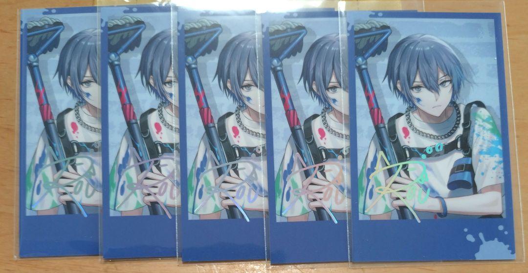 

[Б/У] Nijisanji Koyanagi Rou Instax Юбилейный Герой Фольгированное Тиснение 5 Листов