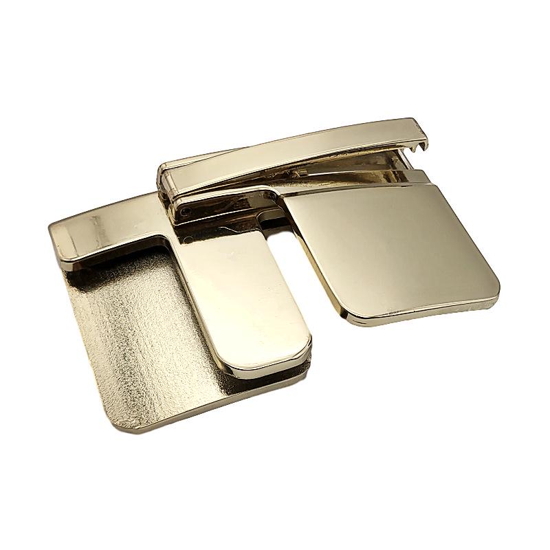 Adjustable Unisex Leather Belt with Quick Release and Foldable Buckle
