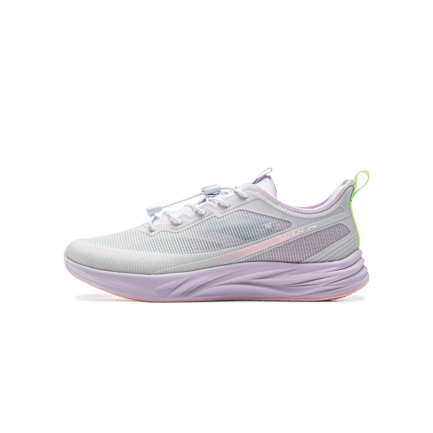 

Детские кроссовки для бега Li Ning Легкие Дышащие Удобные Нескользящие Амортизирующие Низкие Мужские кроссовки Молочно-белые Розовые YKFV046-6 34