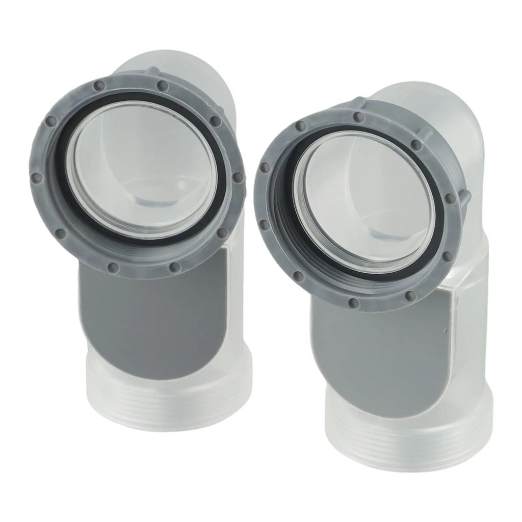 Kitchen Drain Valve Anti-odor Check Valve Plumbing Repairs Plumbing Solution Transparent Gray Bending Head Design PP Material