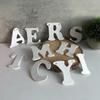 Merry Christmas Lettering Hanging Pendant Silicone Molds Merry Christmas Lettering Silicone Molds for Epoxy Resin