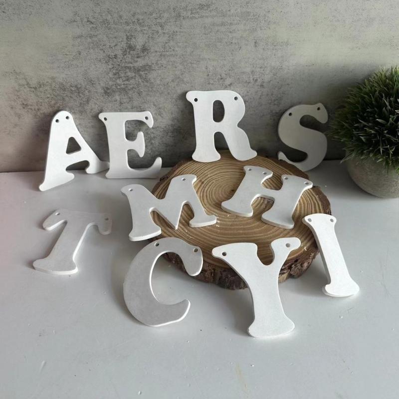 Merry Christmas Lettering Hanging Pendant Silicone Molds Merry Christmas Lettering Silicone Molds for Epoxy Resin