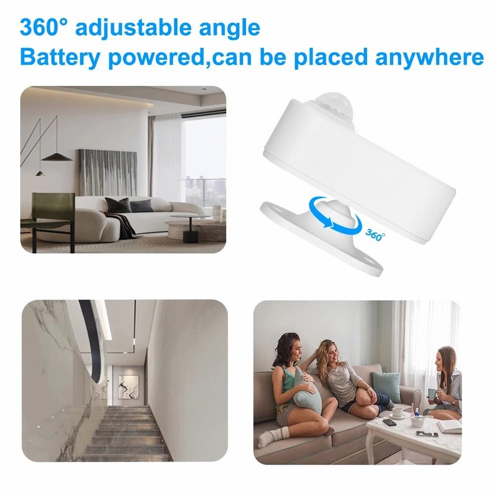 Zigbee Millimeter Wave PIR Human Presence & Light Sensor, Home Assistant Compatible
