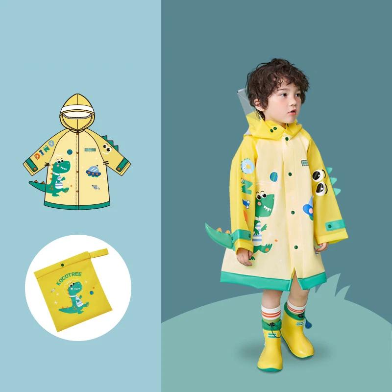Keconutbear Kinder Regenmantel Neu Wasserdicht Jungen Mädchen Regenbekleidung Wandern Regenmantel Kindermode Regenmantel Studenten Regenkombi
