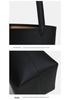 2024 Cowhide Leather Bucket Bag: Minimalist, Large-Capacity Commuter Tote for Women