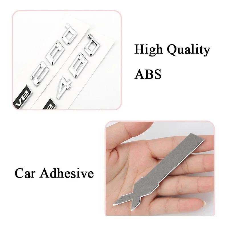 Car Trunk Stickers For BMW X1 E87 F48 X3 F25 E83 X4 X5 E70 F15 X6 E71 F16 X7  XDrive 18d 20d 30d 40d 50d Emblem Logo Accessories