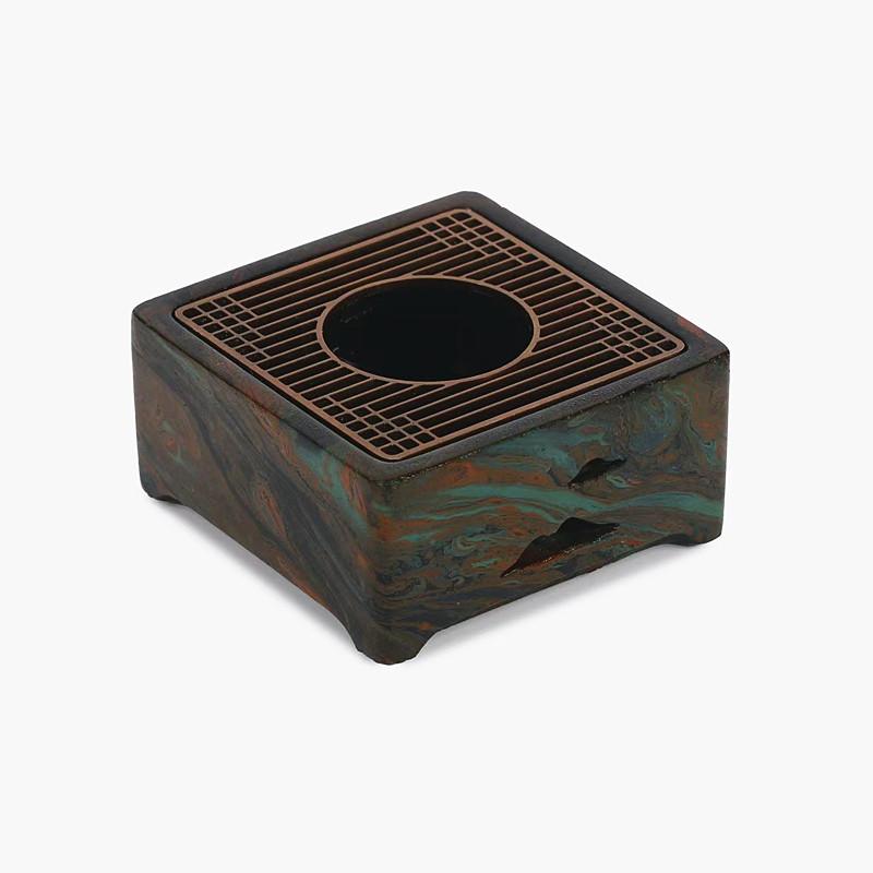 Chinese-style warm tea stove, tea set accessories, heating and insulation, teapot base, candle heating, stove making tea
