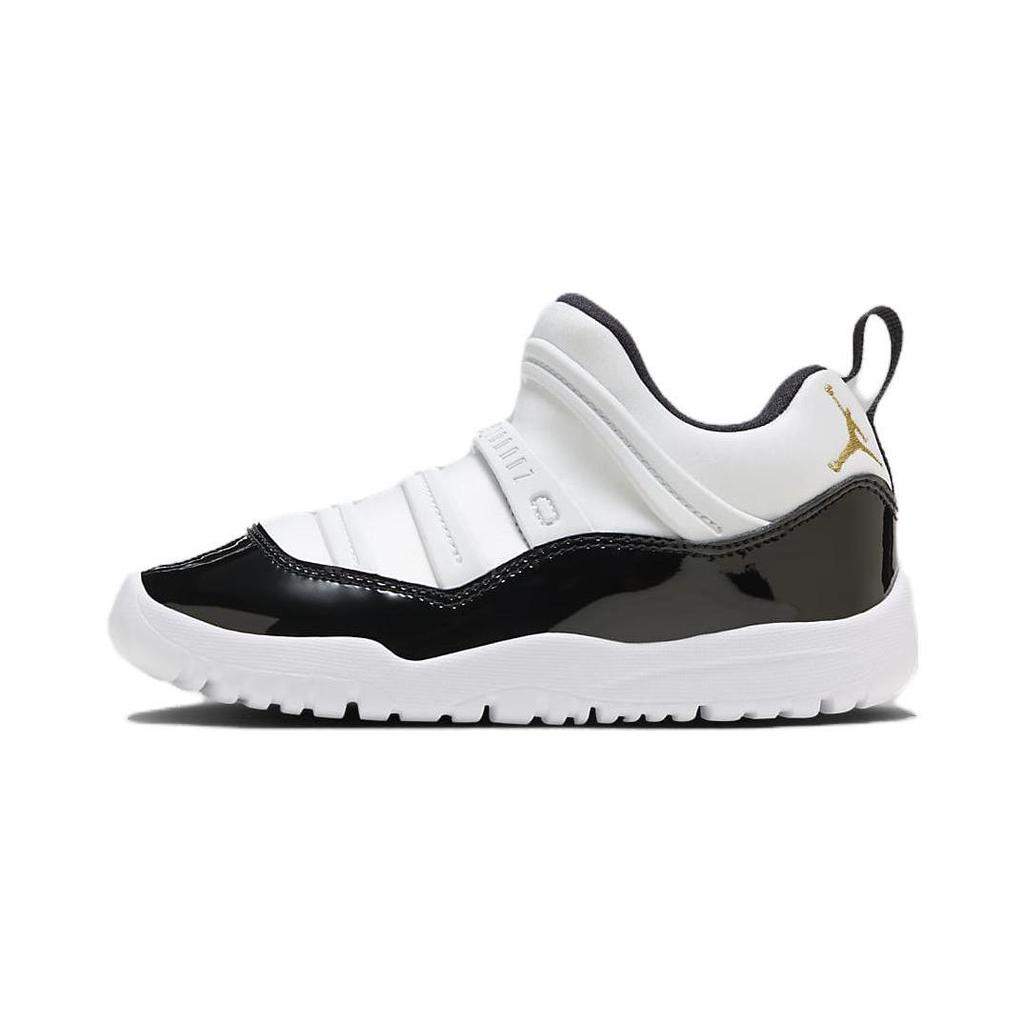 Jordan Air Jordan 11 Low Top Children's Basketball Shoes White Black Kids' BQ7101-170