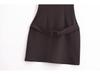 2025 Spring Women's Slim Sleeveless Belted Dress - European & American Style