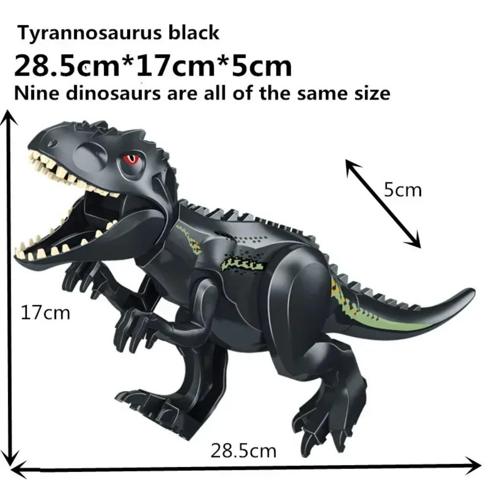 59 Types Big Size Jurassic World Park Dinosaurs Figures Bricks Assemble Building Blocks Toys Tyrannosaurus Rex For Children Gift